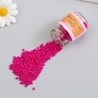 Бисер круглый 12/0 в бутылочке "Розовая фуксия" 2х20 гр набор 2 шт Бисер круглый 12/0 в бутылочке "Розовая фуксия" 2х20 гр набор 2 шт