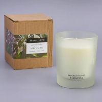 Свеча ароматическая в стекле "KIKIMORA", мох, шалфей и соль, 200 г Свеча ароматическая в стекле "KIKIMORA", мох, шалфей и соль, 200 г