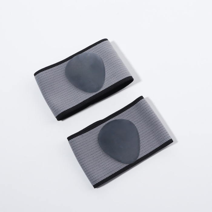 Супинаторы для обуви, амортизирующие, на манжете, текстильные, 10 × 9 см, пара, цвет чёрный Супинаторы для обуви, амортизирующие, на манжете, текстильные, 10 × 9 см, пара, цвет чёрный