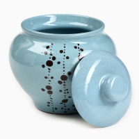 Горшок для запекания "Русский" 0,85л / 14х14см, блюз Горшок для запекания "Русский" 0,85л / 14х14см, блюз