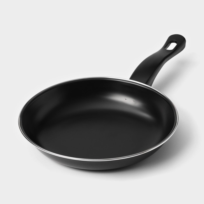 Набор сковород &laquo;Жаклин&raquo;, 3 предмета: 20/25/30&times;4 см, антипригарное покрытие, цвет чёрный