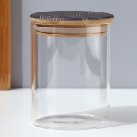 Банка для хранения сыпучих продуктов и круп &laquo;Геометрия&raquo;, 450 мл