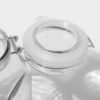 Банка для сыпучих продуктов стеклянная &laquo;Прозрачная&raquo;, 1.5 л