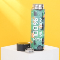 Термос с индикатором температуры Military, 500 мл, сохраняет тепло 8-10 ч Термос с индикатором температуры Military, 500 мл, сохраняет тепло 8-10 ч