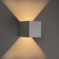 Светильник светодиодный настенный FSD-004, 6 Вт, 450 Лм, 3000К, IP54, 220 В, металл, белый Светильник светодиодный настенный FSD-004, 6 Вт, 450 Лм, 3000К, IP54, 220 В, металл, белый