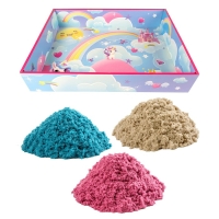Космический песок «Единороги», с песочницей, 1,5 кг Космический песок «Единороги», с песочницей, 1,5 кг