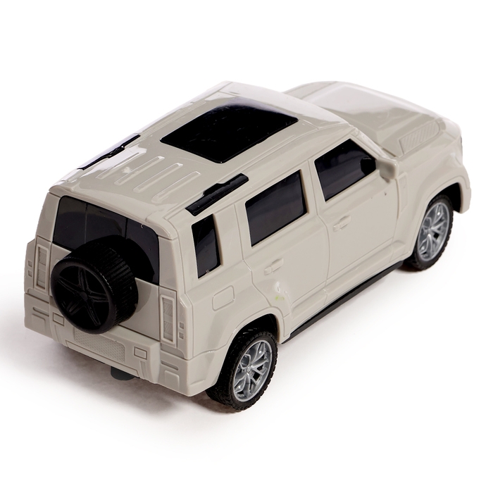 Джип радиоуправляемый &laquo;Крузер&raquo;, работает от батареек, цвет бежевый