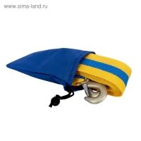 Трос буксировочный Goodyear, 7 т, 5 м х 6 см, 2 крюка, сумка- мешок Трос буксировочный Goodyear, 7 т, 5 м х 6 см, 2 крюка, сумка- мешок