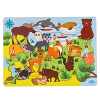 Головоломка &laquo;Животные Евразии&raquo;