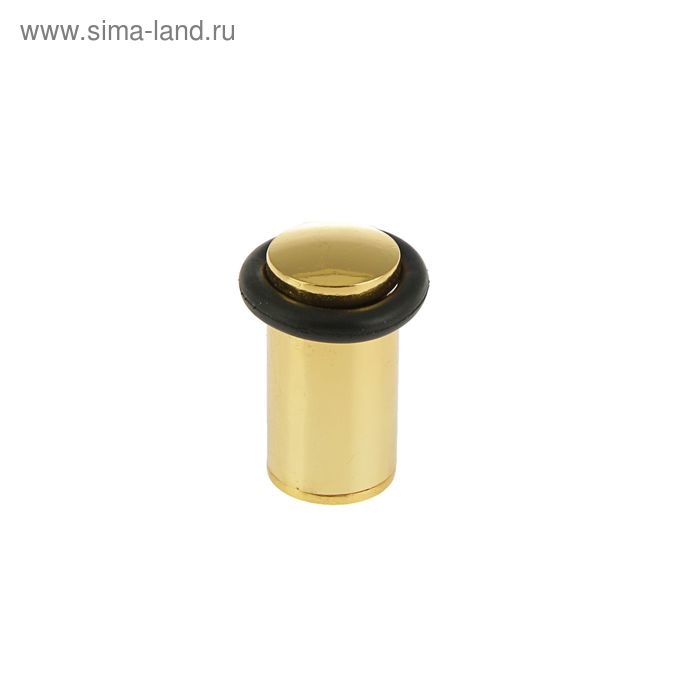 Упор дверной U301GP, d=28 мм, h=57 мм, цвет золото