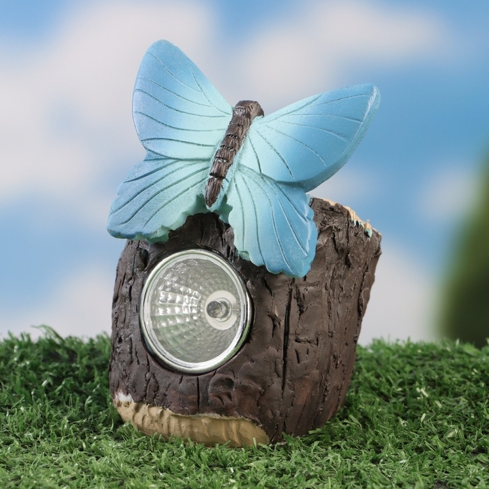 Садовый фонарь Садовый фонарь "Бабочка" микс, 8х6х12см