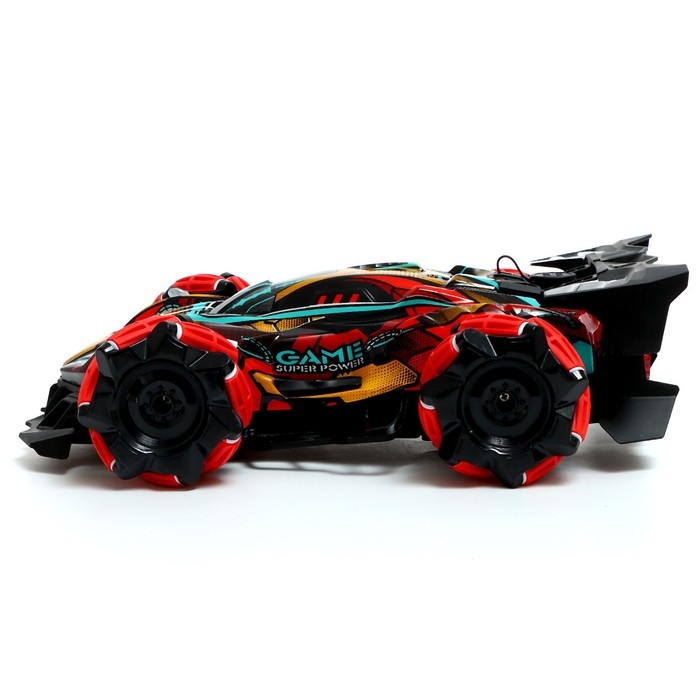 Машина радиоуправляемая &laquo;Гоночная&raquo;, работает от аккумулятора, эффект дыма, световые эффекты, цвет красный