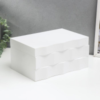 Шкатулка дерево "Комод волна" 24х11,5х16,5 см Шкатулка дерево "Комод волна" 24х11,5х16,5 см