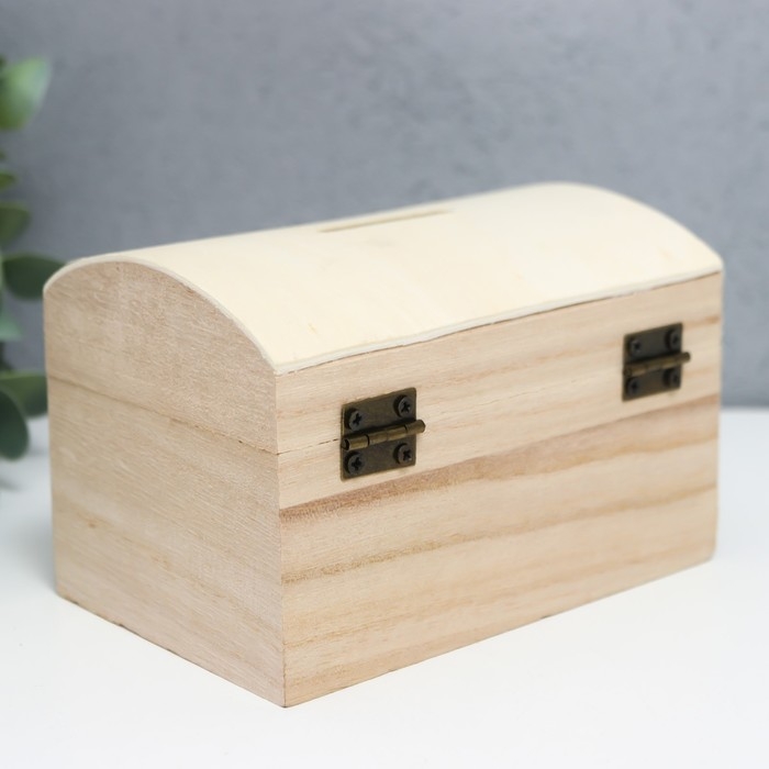 Шкатулка дерево для росписи Шкатулка дерево для росписи "Сундучок" 8х8х12 см