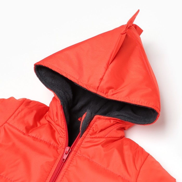 Костюм демисезонный детский, цвет красный, рост 80-86 см