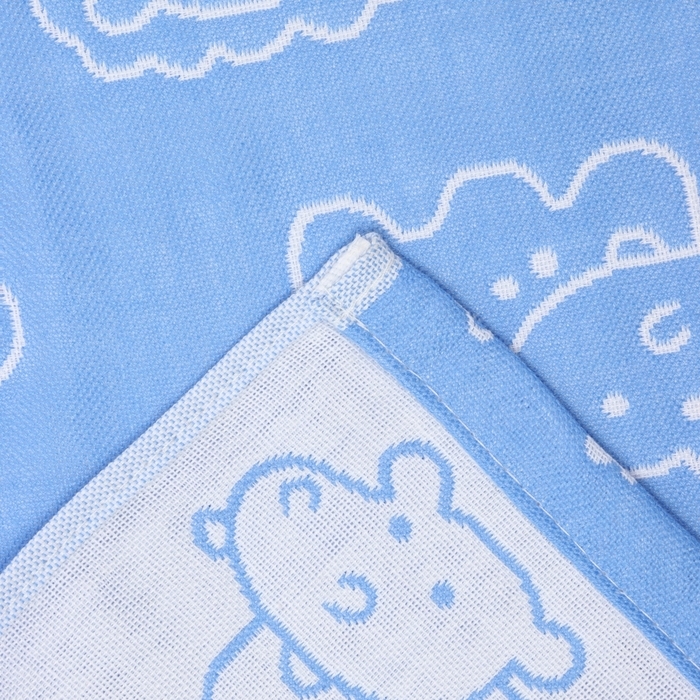 Полотенце LoveLife &laquo;Зверушки&raquo;, цв. голубой, 26*50 см, 100% хлопок,