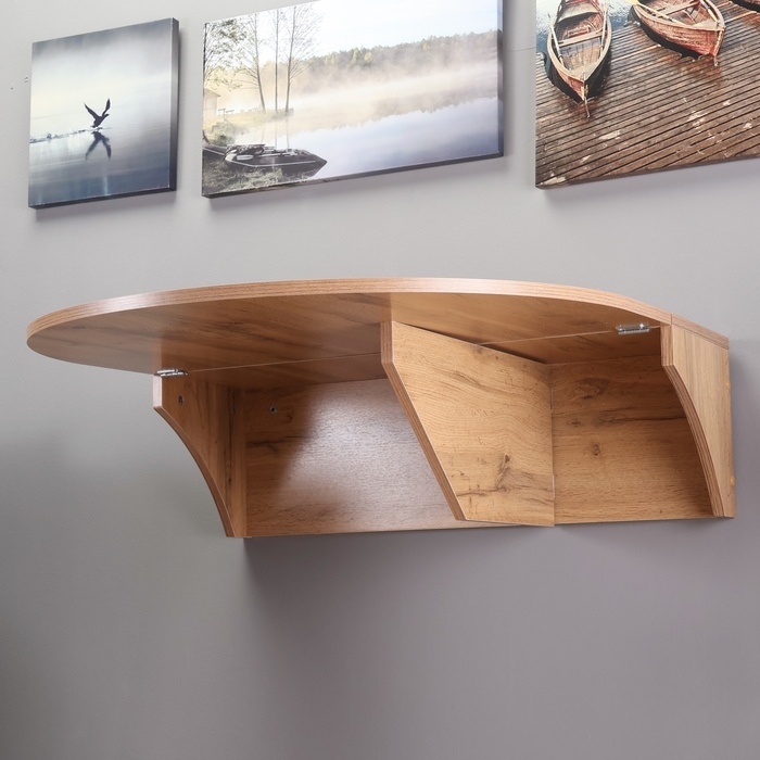 Стол тумба, 800х800, Дуб вотан