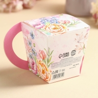 Чай зелёный в коробке-кружке &laquo;Счастье рядом&raquo;, вкус: жасмин, 50 г.