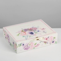 Коробка подарочная, упаковка, &laquo;Счастья в душе&raquo;, 31 х 24.5 х 8 см