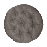 Подушка круглая на кресло непромокаемая D60 см, цвет серый, грета 20%, полиэстер 80% Подушка круглая на кресло непромокаемая D60 см, цвет серый, грета 20%, полиэстер 80%