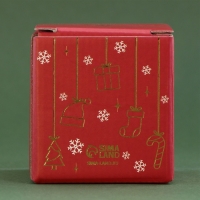 Свеча новогодняя в банке &laquo;Исполнения заветной мечты&raquo;, аромат лесные ягоды, 6,5 х 5,5 см