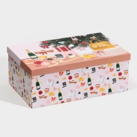 Набор подарочных коробок 6 в 1 «Happy New year», 20 х 12.5 х 7.5 ‒ 32.5 х 20 х 12.5 см, Новый год Набор подарочных коробок 6 в 1 «Happy New year», 20 х 12.5 х 7.5 ‒ 32.5 х 20 х 12.5 см, Новый год