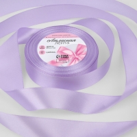 Лента атласная, 25 мм &times; 23 &plusmn; 1 м, цвет нежно-сиреневый №44