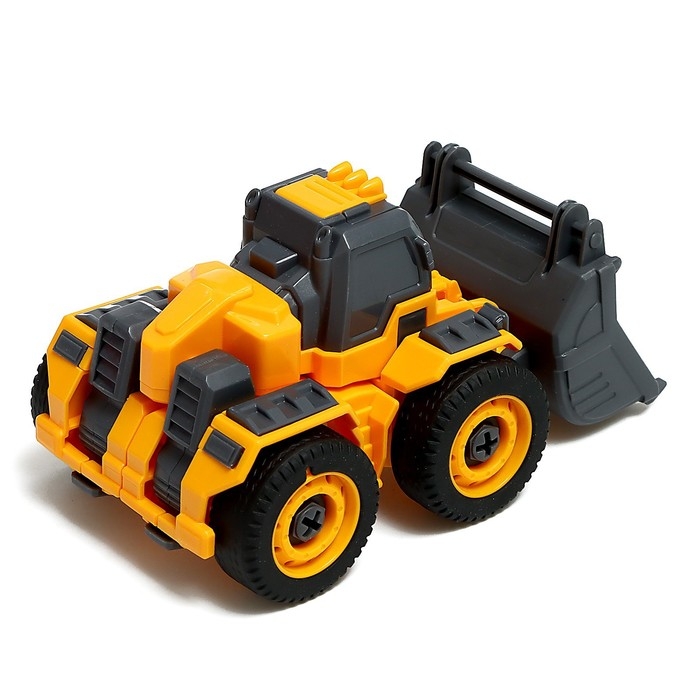 Конструктор винтовой &laquo;Погрузчик&raquo;, 2 в 1 робот-машина