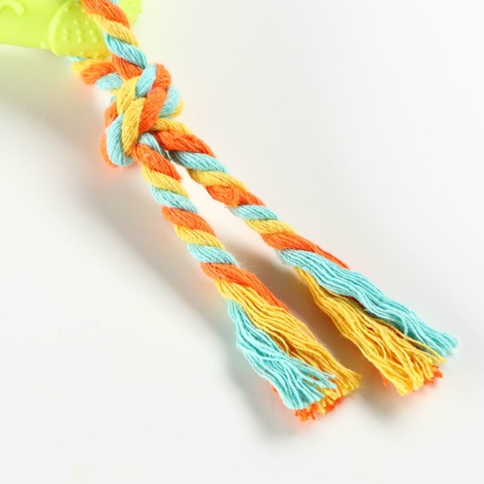 Игрушка Игрушка "Сердечко с канатом", 7 см, жёлтое