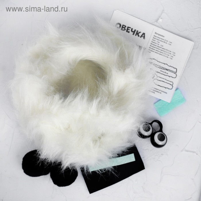 Набор для создания игрушки &laquo;Овечка&raquo; из меховых палочек