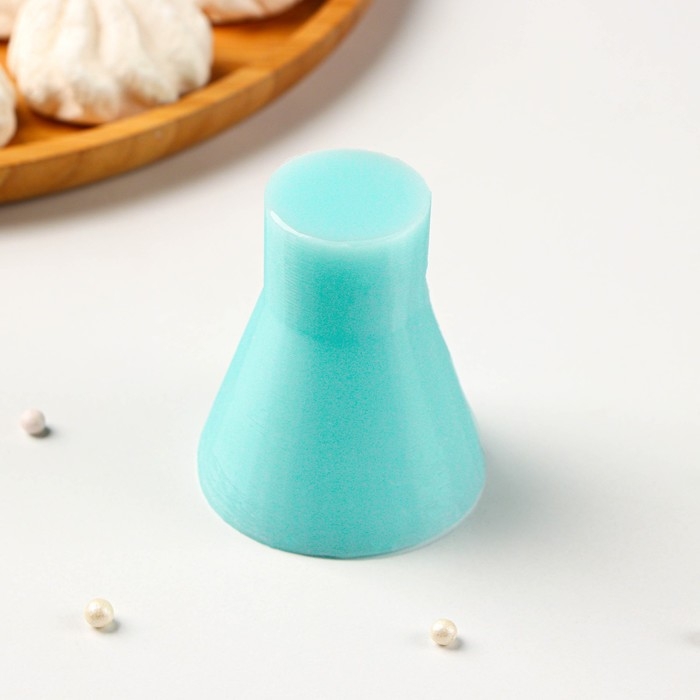 Силиконовый молд &laquo;Ёлочка геометрическая&raquo;, 5&times;5&times;6 см, цвет бирюзовый