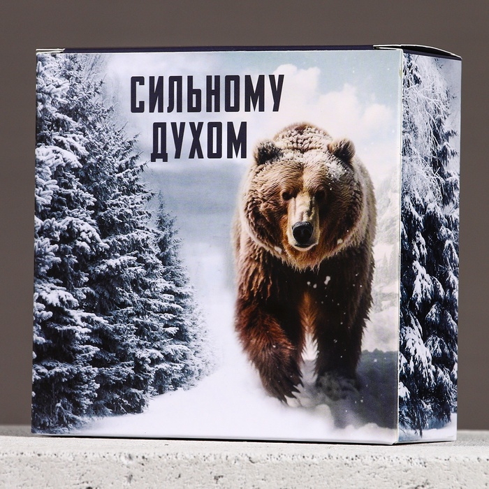 Набор "Настоящему мужчине", мини гель для душа и мочалка