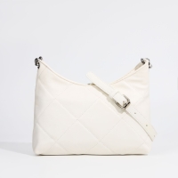 Сумка-багет на молнии, цвет белый Сумка-багет на молнии, цвет белый