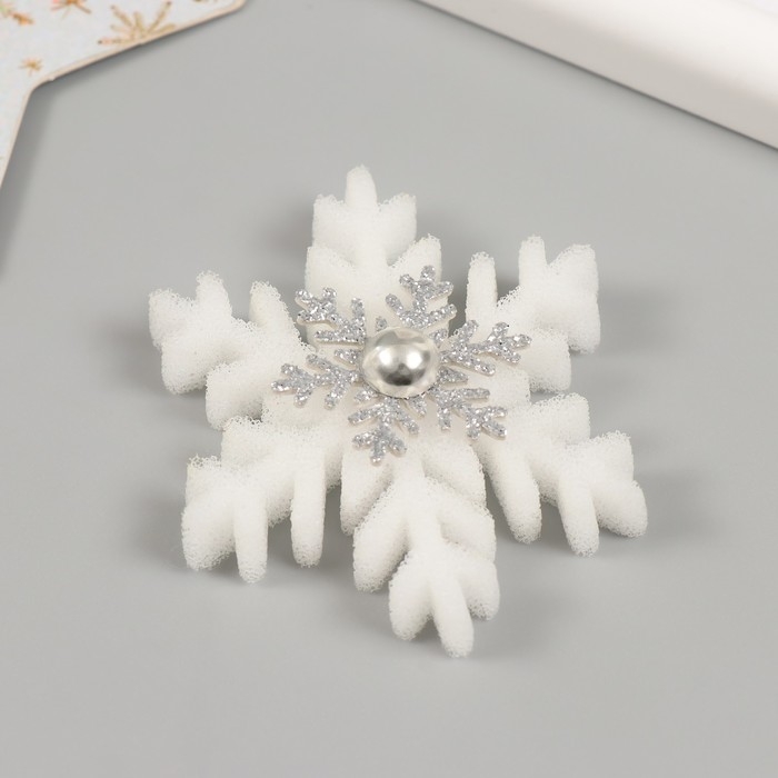 Декор для творчества "Снежинка" 6,5&times;6,5 см