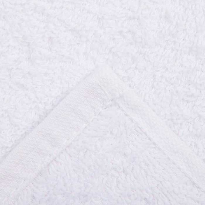 Полотенце махровое Экономь и Я 50*90 см, цв. белый, 100% хлопок, 320 гр/м2