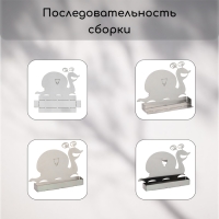 Подставка для спиралей от комаров и благовоний, металл, «Улитка» Подставка для спиралей от комаров и благовоний, металл, «Улитка»