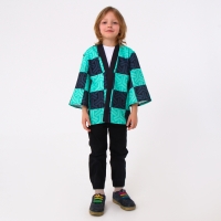 Карнавальное хаори &laquo;Демонический клинок&raquo;, рост 98-152 см, цвет зелёный