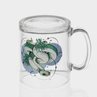 Кружка стеклянная чайная &laquo;Змеи&raquo;, 320 мл, МИКС