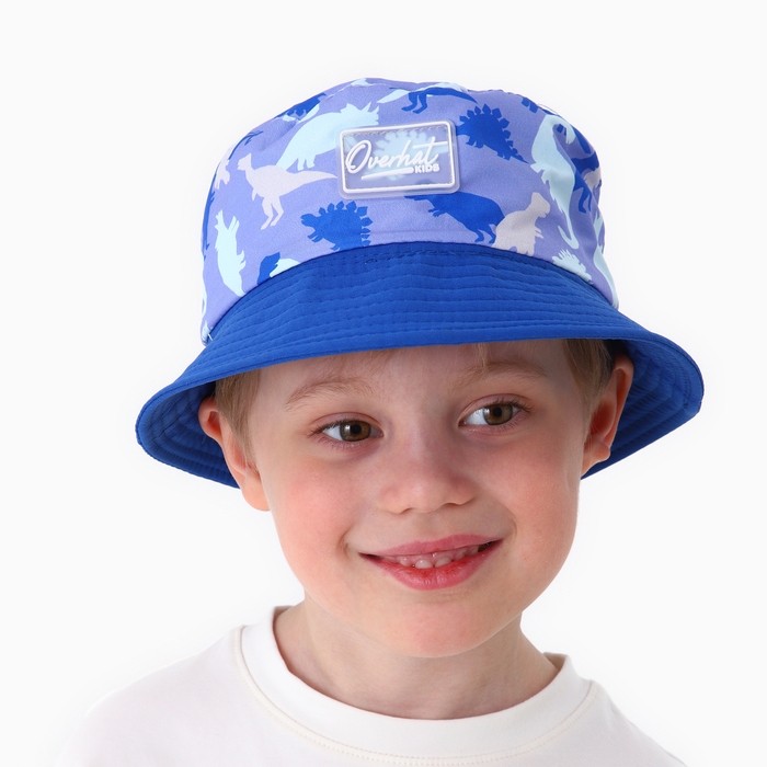 Панама детская для мальчика &laquo;Динозаврики&raquo;, р-р 54