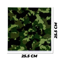 Пластина-основание для конструктора, 25,5 &times; 25,5 см, цвет камуфляж