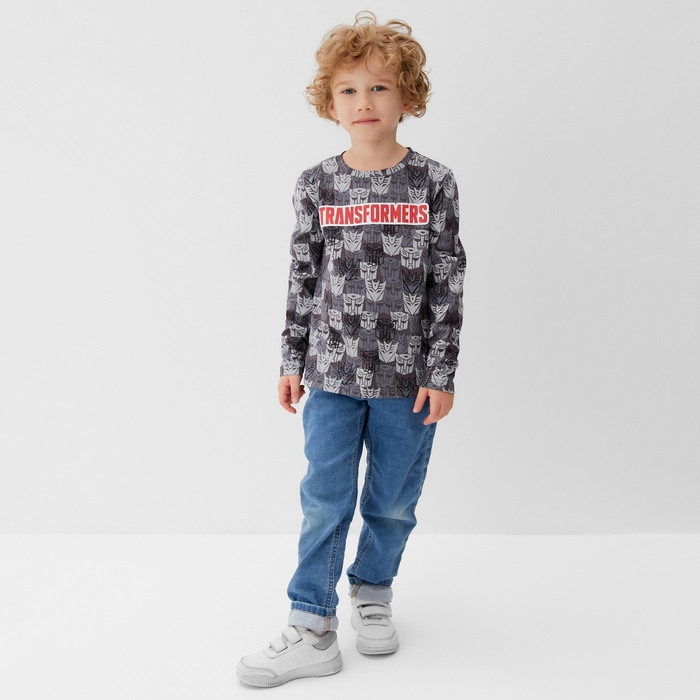Футболка с длинным рукавом Футболка с длинным рукавом "Transformers", рост 98-104
