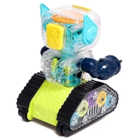 Робот с шестерёнками &laquo;Минибот&raquo;, русское озвучивание, световые эффекты, цвет зелёный