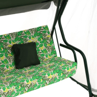 Качели садовые "Панама" 210 х 142 х 155 см, макс. нагрузка 300 кг, зеленые Качели садовые "Панама" 210 х 142 х 155 см, макс. нагрузка 300 кг, зеленые