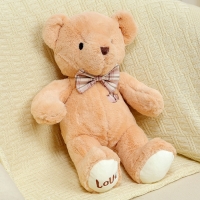 Мягкая игрушка &laquo;Мишка&raquo;, с бантиком, 45 см, цвет бежевый
