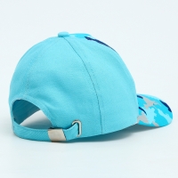 Кепка детская для мальчика &laquo;Динозавры&raquo;, цвет голубой, р-р 52-54, 5-7 лет