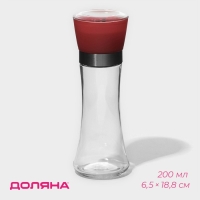 Мельница для специй Доляна «Модерн», 200 мл, 6,5×19 см, цвет красный Мельница для специй Доляна «Модерн», 200 мл, 6,5×19 см, цвет красный