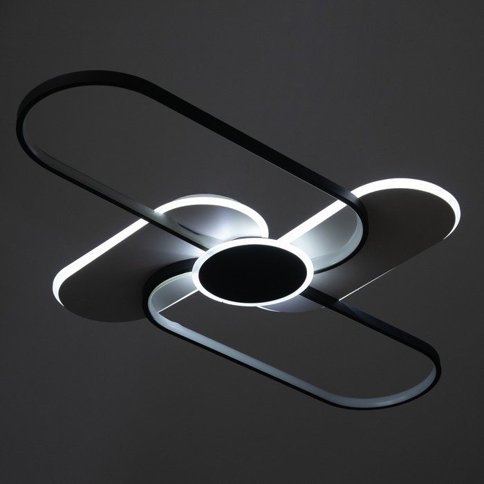 Светильник "Лайн" LED 90Вт 4000К черно-белый 110х67х6 см BayerLux