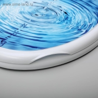 Сиденье для унитаза «Декор. Капли», 44,5×37,5 см, с крышкой, белое Сиденье для унитаза «Декор. Капли», 44,5×37,5 см, с крышкой, белое