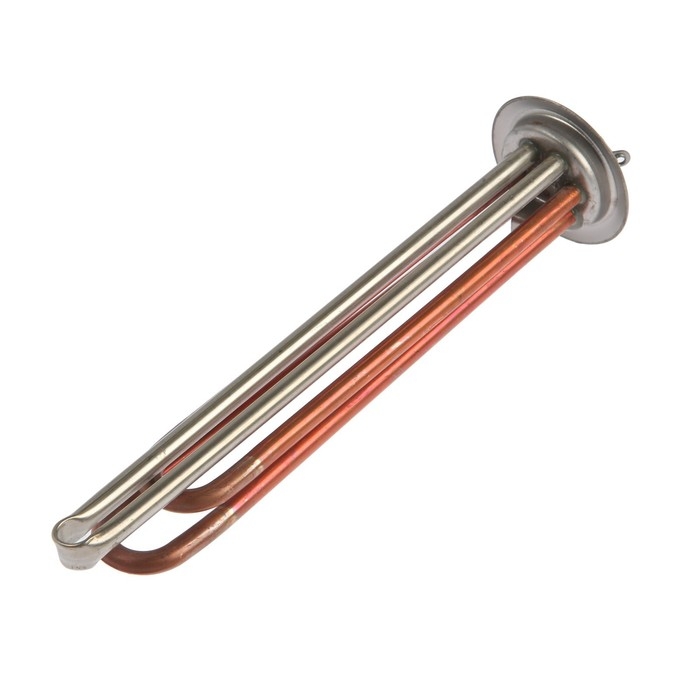 Тэн для водонагревателя Тэн для водонагревателя "ИТАТЭН" RF, 2.0 кВт, клеммы под винт М4, L=250 мм, d=64 мм, медь