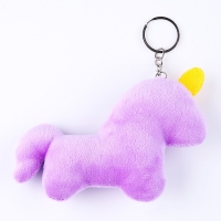 Мягкая игрушка &laquo;Единорожка&raquo; на брелоке, 12 см, цвета МИКС